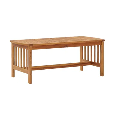 Coffee Table 40.2"x19.7"x16.9" Solid Acacia Wood