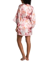 Midnight Bakery Women's Marion Floral Satin Robe