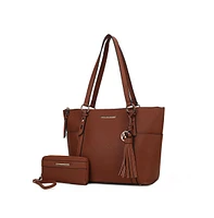 Mkf Collection Gloria Tote with wallet Bag by Mia K