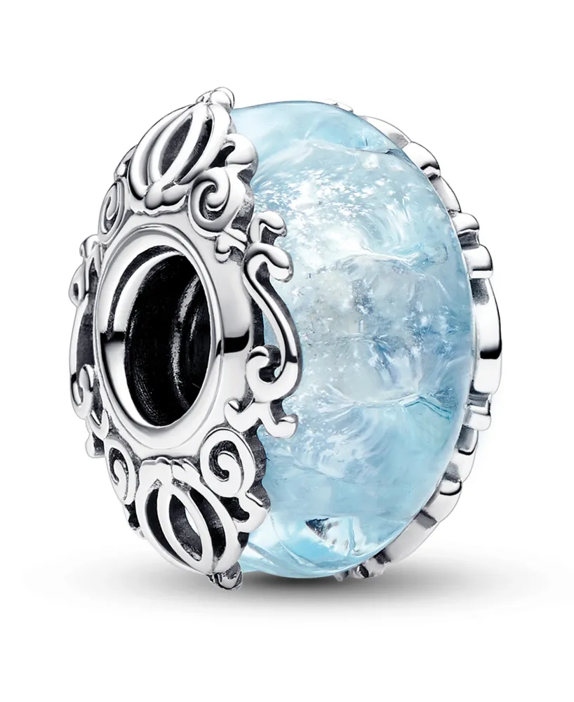 Pandora Sterling Silver with Light Blue Disney Charm