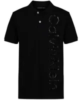 Calvin Klein Big Boys Ghost Graphic Polo Shirt