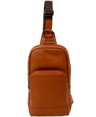 Onyx Leather Sling Bag