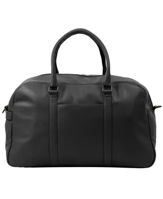 Onyx Leather Duffle Bag