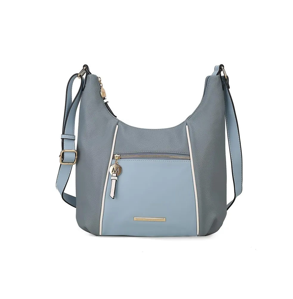 Mkf Collection Lavinia Color-Block Women's Shoulder Bag by Mia K