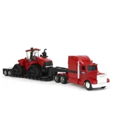 Ertl 1/64 Case Ih Afs Connect Steiger Quadtrac with Semi & Lowboy Trailer