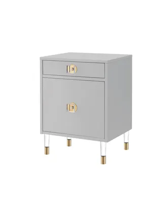 Nicole Miller Margussi 1 Drawers Side Table