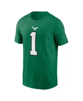 Men's Nike Jalen Hurts Kelly Green Philadelphia Eagles Alternate Player Name Number T-shirt