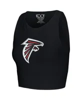 Women's Black Atlanta Falcons Leggings and Midi Bra Set