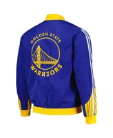 Men's Jh Design Royal Golden State Warriors Full-Zip Bomber Jacket