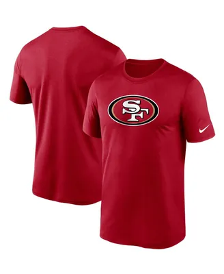 Men's Nike Scarlet San Francisco 49ers Logo Essential Legend Performance T-shirt