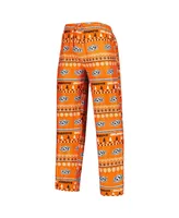 Men's Concepts Sport Orange Oklahoma State Cowboys Swivel Long Sleeve T-shirt and Pants Sleep Set