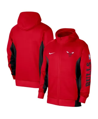 Men's Nike Red Chicago Bulls 2023/24 Authentic Showtime Full-Zip Hoodie