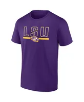 Men's Profile Purple Lsu Tigers Big and Tall Team T-shirt