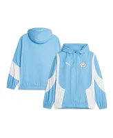 Men's Puma Sky Blue Manchester City 2023/24 Pre-Match Anthem Full-Zip Hoodie Jacket