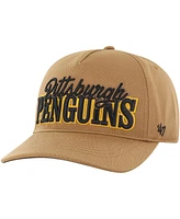 Men's '47 Brand Tan Pittsburgh Penguins Barnes Hitch Adjustable Hat