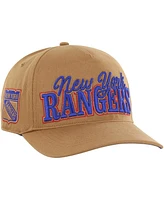 Men's '47 Brand Tan New York Rangers Barnes Hitch Adjustable Hat