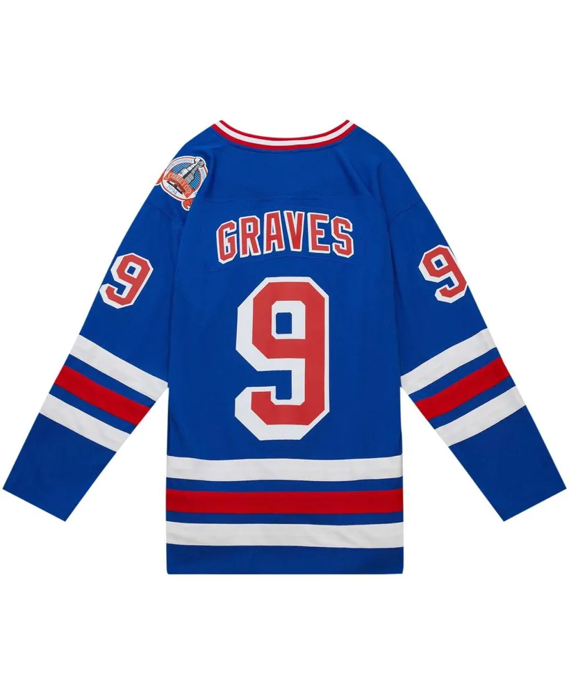 Men's Mitchell & Ness Adam Graves Royal New York Rangers 1993/94 Blue Line Player Jersey