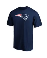 Men's Fanatics Navy New England Patriots Primary Logo Team T-shirt