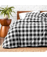 Bare Home Cotton Flannel King/California King Duvet Cover Set