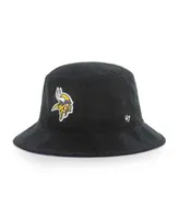 Men's '47 Brand Black Minnesota Vikings Thick Cord Bucket Hat