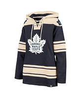 Women's '47 Brand Navy Toronto Maple Leafs Superior Lacer Pullover Hoodie