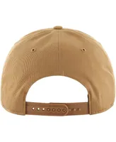 Men's '47 Brand Tan Philadelphia 76ers Barnes Hitch Adjustable Hat