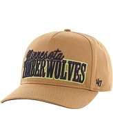 Men's '47 Brand Tan Minnesota Timberwolves Barnes Hitch Adjustable Hat