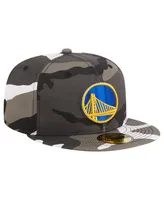 Men's New Era Golden State Warriors Snow Camo 59FIFTY Fitted Hat