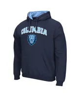 Men's Colosseum Navy Columbia University Arch and Logo Pullover Hoodie