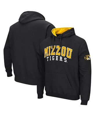 Men's Colosseum Black Missouri Tigers Double Arch Pullover Hoodie