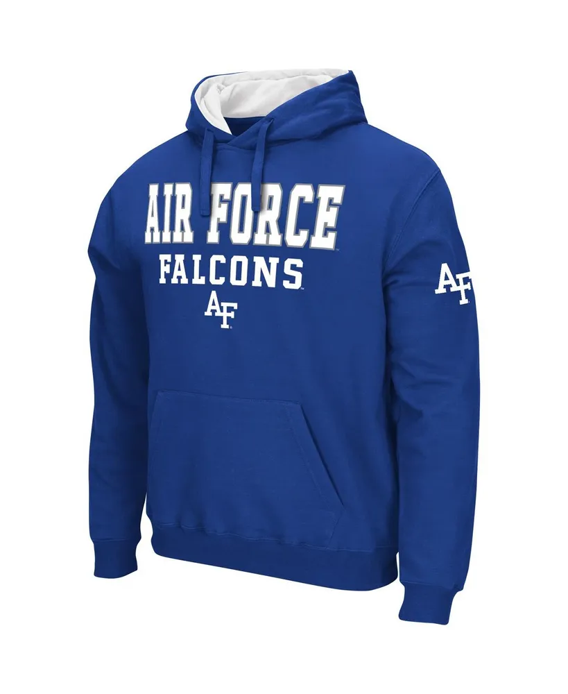 Men's Colosseum Royal Air Force Falcons Sunrise Pullover Hoodie