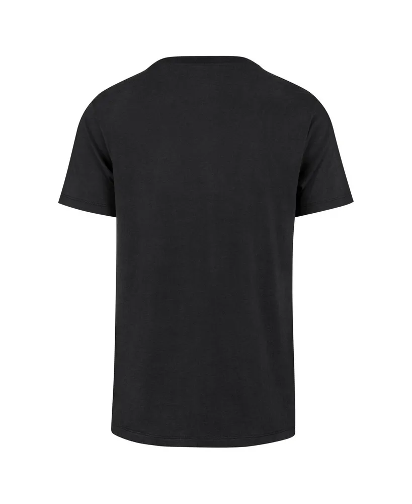 Men's '47 Brand Black Distressed Detroit Lions Regional Franklin T-shirt