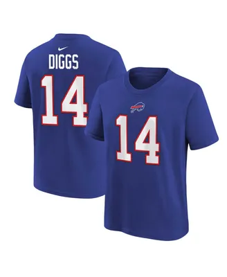 Preschool Boys and Girls Nike Stefon Diggs Royal Buffalo Bills Player Name Number T-shirt