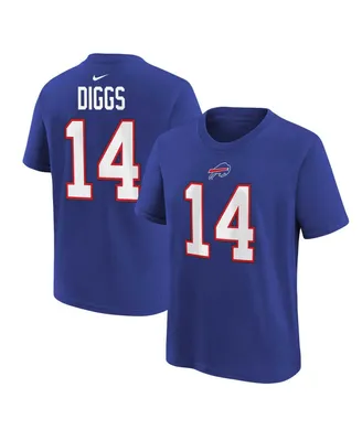 Preschool Boys and Girls Nike Stefon Diggs Royal Buffalo Bills Player Name and Number T-shirt