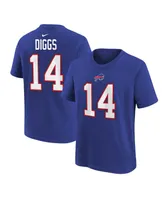 Preschool Boys and Girls Nike Stefon Diggs Royal Buffalo Bills Player Name Number T-shirt