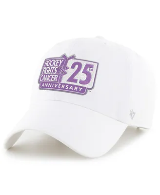 Men's '47 Brand White Nhl Anniversary Cleanup Adjustable Hat