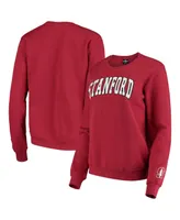 Women's Colosseum Cardinal Stanford Campanile Pullover Sweatshirt