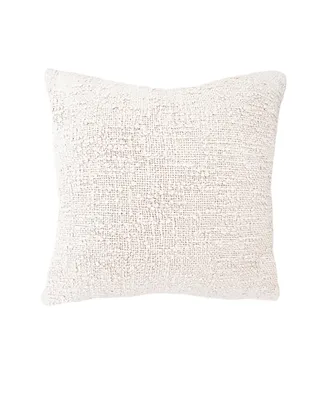 Cozy Cotton Ivory Boucle 20x20 Pillow Cover