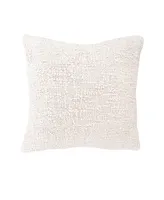 Cozy Cotton Ivory Boucle 20x20 Pillow Cover