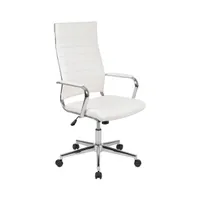 Merrick Lane Stockholm High Back Home Office Chair With Pneumatic Seat Height Adjustment And 360° Swivel