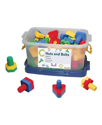 Kaplan Early Learning Nuts and Bolts - 72 Pc - Assorted pre