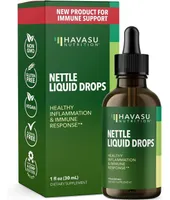 Organic Stinging Nettle Liquid Drops, Prostate, Joint & Immune Health, Healthy Detoxification, Unflavored, Havasu Nutrition, 1 fl oz