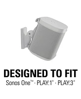 Sanus Wireless Speaker Swivel and Tilt Wall Mounts for Sonos One, Play:1, and Play:3 - Pair