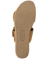 Style & Co Women's Temppestt Slip On Double Buckle Wedge Sandals, Created for Macy's