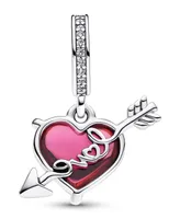 Pandora Sterling Silver Heart and Arrow Dangle Charm