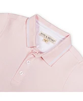 Hope & Henry Baby Boys Short Sleeve Knit Pique Polo Shirt