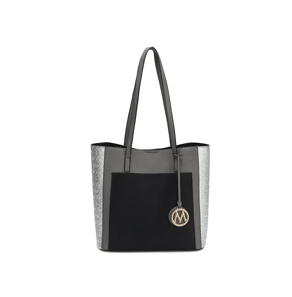 Mkf Collection Leah color-block Women s Tote Bag by Mia K
