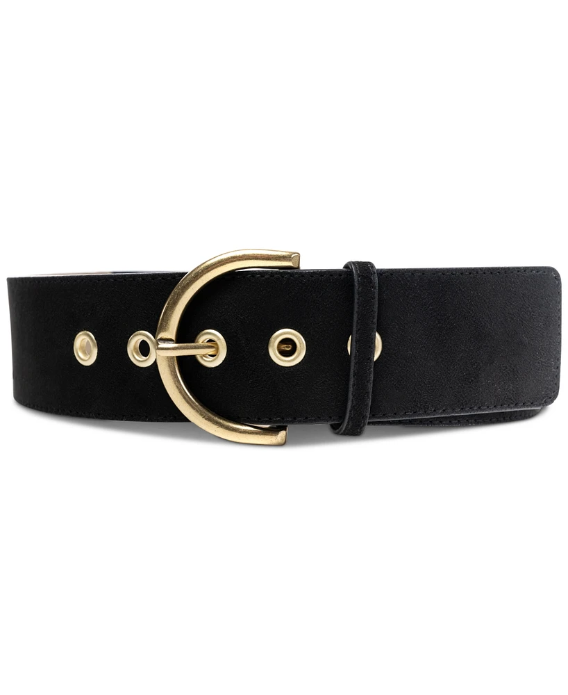 Style & Co Women's Faux-Suede Stretch Belt, Created for Macy's
