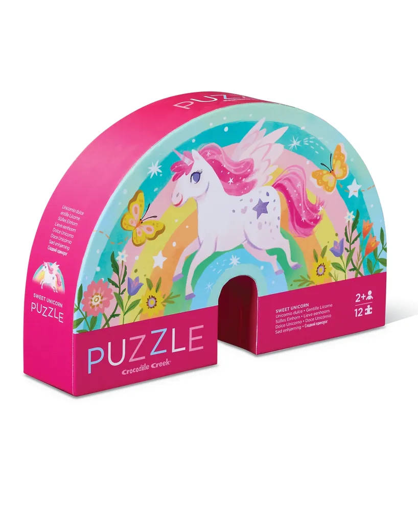 Crocodile Creek's Sweet Unicorn 12 Piece Jigsaw Puzzle