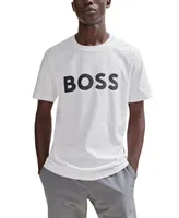 Boss by Hugo Boss Men's Reflective Hologram Logo T-shirt